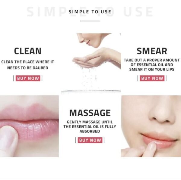 LANTHOME Lips Essence Oil Fade Lips Lines Smooth Hydrating Lip Care Oil 10ml - Image 3