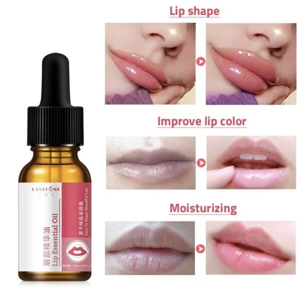 LANTHOME Lips Essence Oil Fade Lips Lines Smooth Hydrating Lip Care Oil 10ml - Image 4