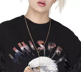 Women's simple alloy necklace