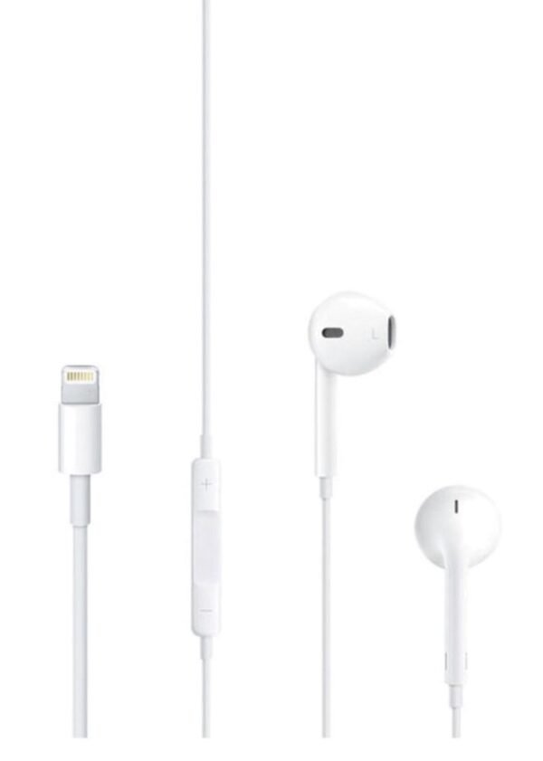 Wired In-Ear Earphones for Apple iPhone White - Image 6