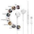 Wired In-Ear Earphones for Apple iPhone White