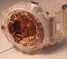 G-Shock Rose Gold Transparent Plain