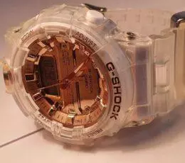 G-Shock Rose Gold Transparent Plain
