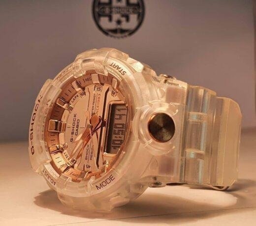 g-shock rose gold