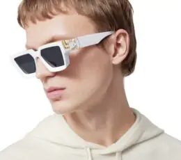 Louis Vuitton White Gold Sunglasses