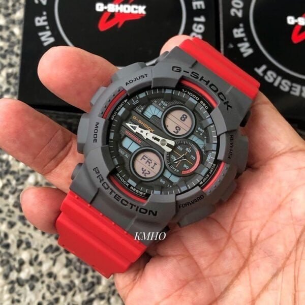 CASIO G-SHOCK GA-140-4AJF Red - Image 3