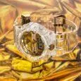 g-shock plain gold