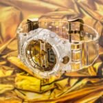 g-shock plain gold
