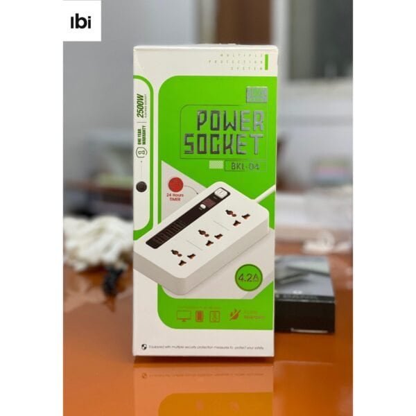 Power Socket BKL-04 Anti Static 5 Usb 3 Power Socket Auto Max 3.4A - Image 2