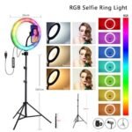 LED RGB Selfie rainbow light fill set