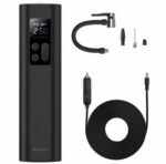 Super Mini Inflator Tyre Pump 15sec Fast Inflation, 4 Tires in 25 Minutes Black - Image 5