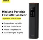Super Mini Inflator Tyre Pump 15sec Fast Inflation, 4 Tires in 25 Minutes Black - Image 8