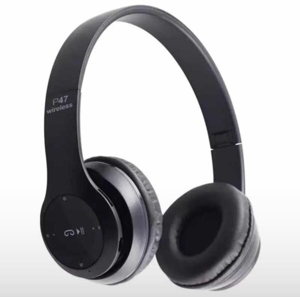 P47 Wireless Headset Black - Image 3
