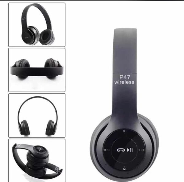 P47 Wireless Headset Black - Image 2