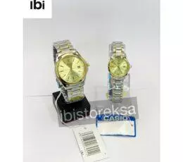 Casio Couple Silver Gold