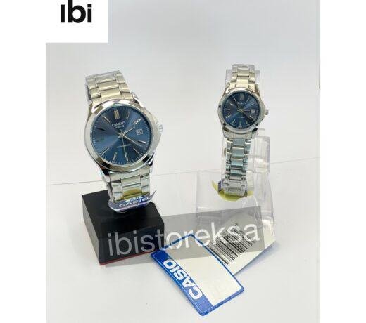 Casio Couple Blue Silver