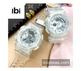 G-Shock Couple Silver Transparent