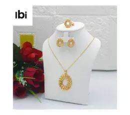 Gold Jewelry Set Luxury