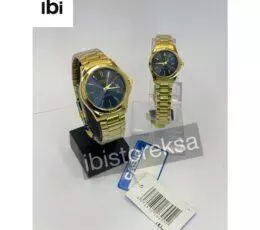 Casio Couple Gold and Blue
