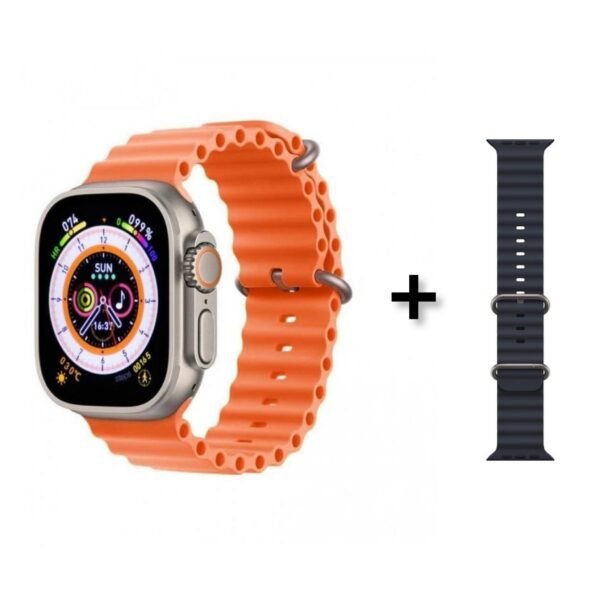 8 Ultra Smart Watch With 1 Additional Belt - Image 3