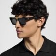 Louis Vuitton Black & Gold Sunglasses