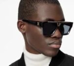 Louis Vuitton Black & Gold Sunglasses - Image 4