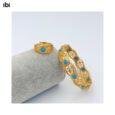 Blue Stone Bracelet with Ring