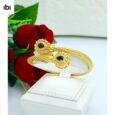Bracelet Gold With Black Stone