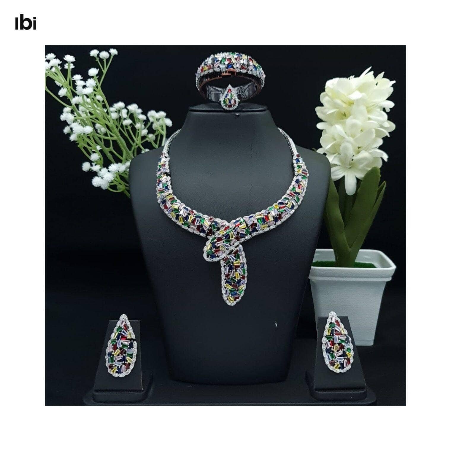 Luxury Zircon Crystal Set