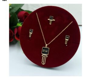 Jewelry Set Black Gold