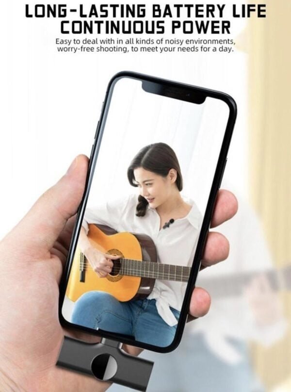 Type C Wireless Collar Clip Noise Cancelling Microphone - Image 3