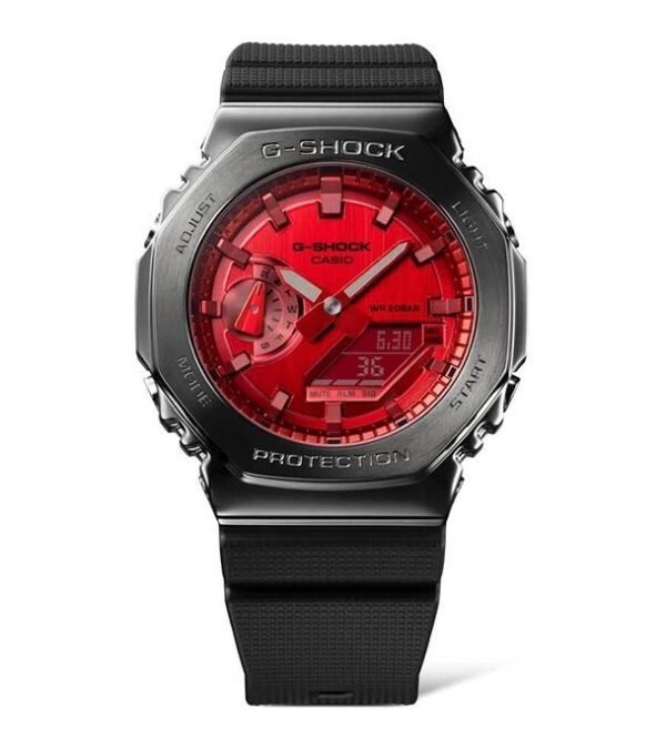 ⁦ساعة G-SHOCK حمراء GS-7172⁩ - الصورة ⁦2⁩