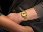 A CASIO VINTAGE UNISEX ROUND BRACELET IN GOLD - Image 4