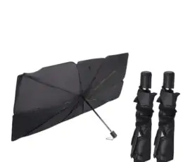 2 Pieces Windshield Sun Shade Foldable