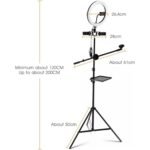 Latest Selfie Stand For 3 Mobiles-Mic-Stand - Image 2