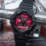 G-Shock GS-0821-02 Analog Digital Black Red Resin - Image 5