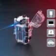 Electric Lighter USB C Rechargeable Lighter Windproof with Smart Chip for Candles, Incense, Camping