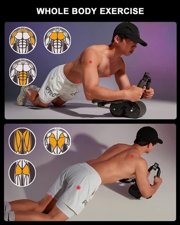 Automatic Rebound Abdominal Wheel - Image 3