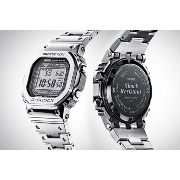 ⁦ساعة G-Shock رقمية معدنية بالكامل فضية GS-101004⁩ - الصورة ⁦2⁩