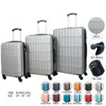 Travelhouse 3-Piece Hardshell Travel Bags Set with Spinner Wheels and TSA Lock