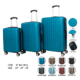 Voyager 3-Piece Hardshell Travel Bags Set with Unique Pattern Design