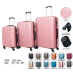 Nomad 3-Piece Hardshell Travel Bags Set with Artisanal Embellishments