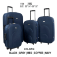 Ultimate Traveler’s Soft-Sided 4-Piece Travel Bags Set