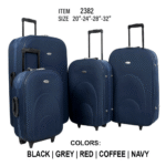 Ultimate Traveler's Soft-Sided 4-Piece Travel Bags Set