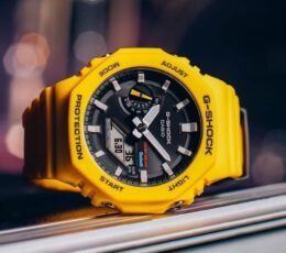 G-shock Yellow Digital Analog GA-B2100C-9ADR