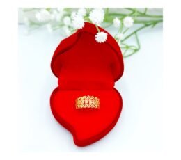 Plain Design Ring - Gold Sparkle