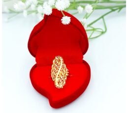 Snake Design Ring - Gold Sparkle