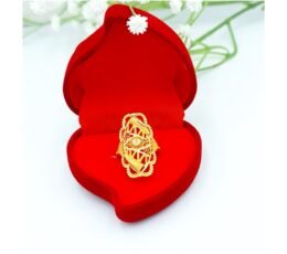 Eye Design Ring - Gold Sparkle