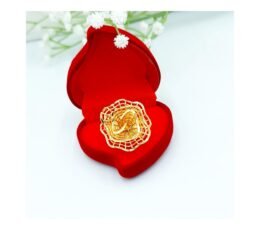 Unique Design Ring - Gold Sparkle