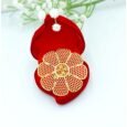 Flower Design Ring - Gold Sparkle